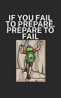 If you fail to prepare prepare to fail