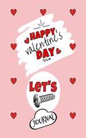 Happy Valentine's Day- Let's Screw - Journal - Cute Gift Ideas For Him or Her
