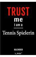 Kalender für Tennis Spieler / Tennis Spielerin