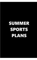 2020 Daily Planner Sports Theme Summer Sports Plans Black White 388 Pages