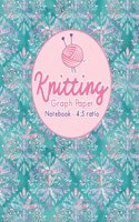 Knitting Graph Paper Notebook - 4