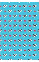 Dog Pattern - Lazy Dog with Hearts