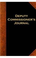 Deputy Commissioner's Journal: (Notebook, Diary, Blank Book)(Law Enforcement Journals Notebooks Diaries)