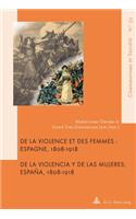 de la Violence Et Des Femmes / de la Violencia Y de Las Mujeres
