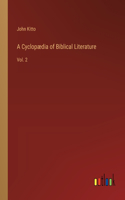 Cyclopædia of Biblical Literature