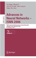 Advances in Neural Networks - Isnn 2006: Third International Symposium on Neural Networks, Isnn 2006, Chengdu, China, May 28 - June 1, 2006, Proceedings, Part II