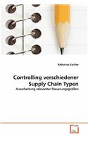 Controlling verschiedener Supply Chain Typen