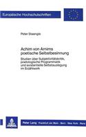 Achim Von Arnims Poetische Selbstbesinnung