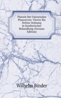 Theorie Der Unicursalen Plancurven (German Edition)