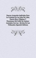 Nuevos Aranceles Judiciales Para Lo Criminal En Las Islas De Cuba, Puerto Rico, Filipinas Y Posesiones Del Golfo De Guinea: Anotados Con Las . Revista De Los Tribunales (Spanish Edition)