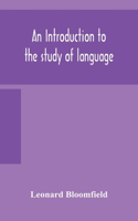 introduction to the study of language