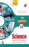 StudyFy CBSE Class 10th Science Lab Manual for 2024 Exam
