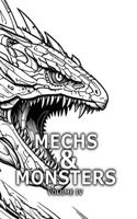 Mechs & Monsters Coloring Book