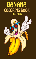 Banana Coloring Book For Kids