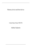 Memory device and host device: United States Patent