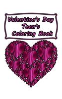 Valentine's Day Teen's Coloring Book