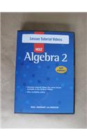 Holt Algebra 2: Lesson Tutorial Videos DVD-ROM