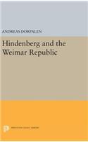 Hindenberg and the Weimar Republic