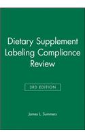 Dietary Supplement Labeling Compliance Review
