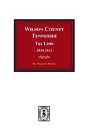 Wilson County, Tennessee Tax Lists, 1830-1832.
