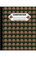 Composition: 100 pages Wide Ruled 7.5 x 9.25 in