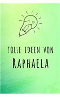 Tolle Ideen von Raphaela: Kariertes Notizbuch mit 5x5 Karomuster für deinen Vornamen