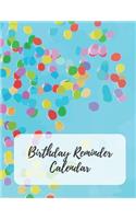 Birthday Reminder Calendar