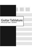 Guitar Tablature Manuscript Paper - Standard