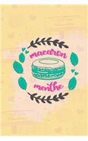 Macaron Menthe: Blank Lined Notebook Journal Diary Composition Notepad 120 Pages 6x9 Paperback ( Macaron ) Yellow