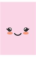 Cute Kawaii Face Notebook Journal
