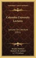 Columbia University Lectures