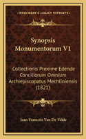 Synopsis Monumentorum V1: Collectionis Proxime Edende Conciliorum Omnium Archiepiscopatus Mechliniensis (1821)
