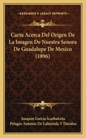 Carta Acerca Del Origen De La Imagen De Nuestra Senora De Guadalupe De Mexico (1896)