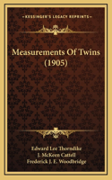 Measurements Of Twins (1905)
