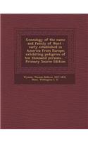 Genealogy of the Name and Family of Hunt