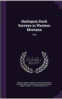 Harlequin Duck Surveys in Western Montana