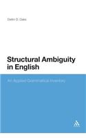 Structural Ambiguity in English