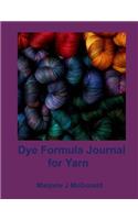 Dye Formula Journal For Yarns