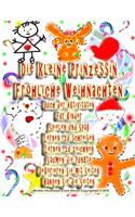 Die kleine Prinzessin Fröhliche Weihnachten Buch der Aktivitäten Für Kinder Spielen und Spaß Lernen, zu schreiben Lernen, zu zeichnen Säumen die Punkte Dekorieren Sie mit Seiten Hängen Sie die Seiten