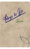 Things to Do Journal