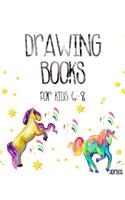 Drawing Books For Kids 6-8 Horses: Dot Grid Journal Notebook