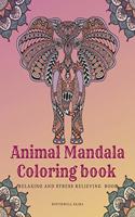 Animal Mandala coloring book Relaxing and Stress Relieving book