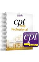 CPT 2018 Professional Codebook and CPT Quickref App Package