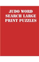 Judo Word Search Large print puzzles