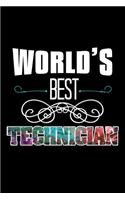World's best technician: Hangman Puzzles - Mini Game - Clever Kids - 110 Lined pages - 6 x 9 in - 15.24 x 22.86 cm - Single Player - Funny Great Gift
