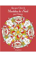 Livro para Colorir de Mandalas de Natal para Crianças