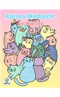 Katzen Malbuch für Mädchen
