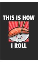 Sushi Notizbuch