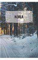 Korea: Ruled Travel Diary Notebook or Journey Journal - Lined Trip Pocketbook for Men and Women with Lines