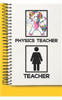 Physics Teacher Awesome unicorn Tutor Gift For Best Physics Teacher A beautiful personalized